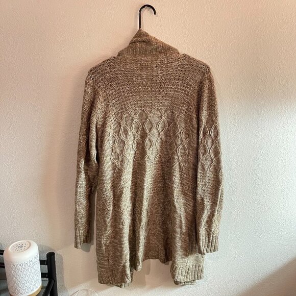 Laura Scott XL Brown‎ Plus Size Acrylic Cardigan - Picture 6 of 7